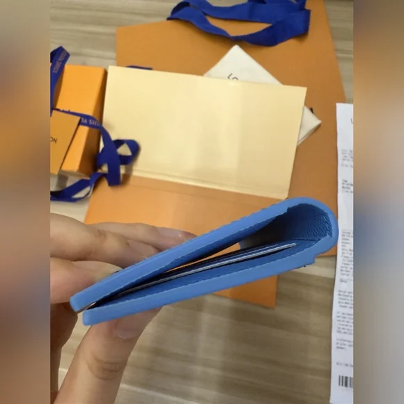 Louis Vuitton Pocket Organizer Blue
